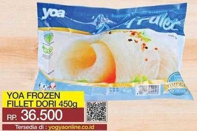Promo Harga YOA Frozen Fillet Dori 450 gr - Yogya