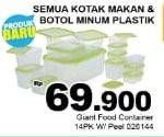 Promo Harga Food Container  - Giant