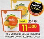 Promo Harga Stella All In One Lemon, Orange, Fantasy Bougenville 42 gr - Superindo