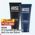 Promo Harga Hose Facial Wash Fresh Brightening Action, Acne Oil Deep Clean 100 ml - Alfamart