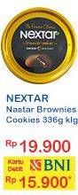 Promo Harga NABATI Nextar Cookies Brownies Choco Delight 336 gr - Indomaret