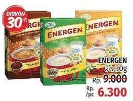 Promo Harga ENERGEN Cereal Instant per 5 sachet 30 gr - LotteMart