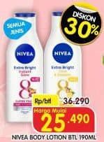 Promo Harga Nivea Body Lotion All Variants 200 ml - Superindo