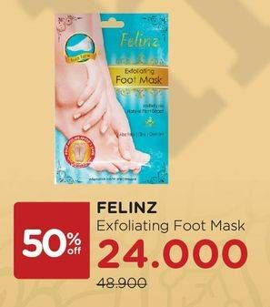 Promo Harga FELINZ Foot Mask  - Watsons