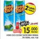 Promo Harga Hydro Coco Minuman Kelapa Original 1000 ml - Superindo