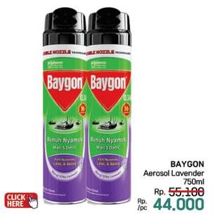Promo Harga Baygon Insektisida Spray 750 ml - LotteMart