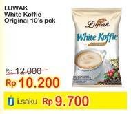 Promo Harga Luwak White Koffie Original 10 pcs - Indomaret