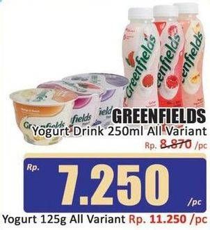 Promo Harga Greenfields Yogurt Drink All Variants 250 ml - Hari Hari
