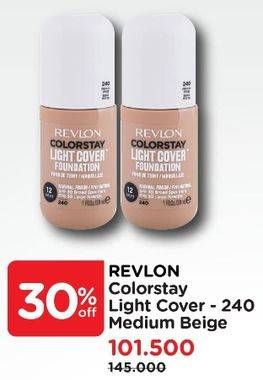 Promo Harga REVLON Colorstay Light Cover Foundation 30 ml - Watsons