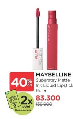 Promo Harga Maybelline Superstay Matte Ink  - Watsons