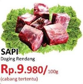 Promo Harga Daging Rendang Sapi per 100 gr - Yogya