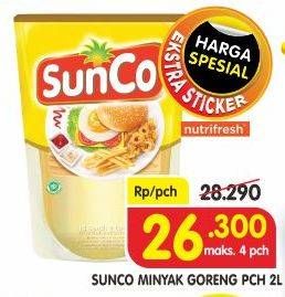 Promo Harga SUNCO Minyak Goreng 2 ltr - Superindo