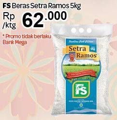 Promo Harga FS Beras Premium Setra Ramos 5 kg - Carrefour