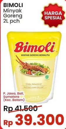 Promo Harga Bimoli Minyak Goreng 2000 ml - Indomaret