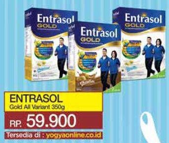 Promo Harga ENTRASOL Gold Susu Bubuk All Variants 350 gr - Yogya