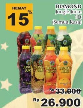 Promo Harga DIAMOND Jungle Juice All Variants 1000 ml - Giant