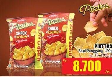 Promo Harga PIATTOS Snack Kentang Sapi Panggang 120 gr - Hari Hari