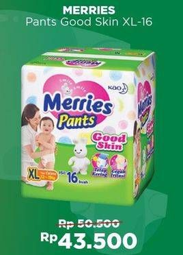 Promo Harga Merries Pants Good Skin XL16  - Alfamart