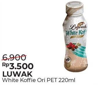 Promo Harga Luwak White Koffie Ready To Drink 220 ml - Alfamart