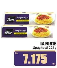 Promo Harga La Fonte Spaghetti 225 gr - Hari Hari