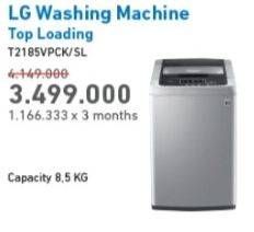 Promo Harga LG T2185VS2M | Mesin Cuci Top Loading 8,5kg  - Electronic City