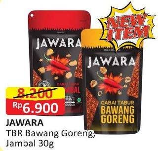 Promo Harga JAWARA Cabai Tabur Bawang Goreng / Jambal 30g  - Alfamart