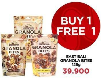 Promo Harga EAST BALI CASHEW Granola Bites 125 gr - Watsons