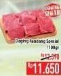 Promo Harga Daging Rendang Sapi Spesial per 100 gr - Hypermart