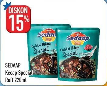 Promo Harga SEDAAP Kecap Manis Black Bean 220 ml - Hypermart