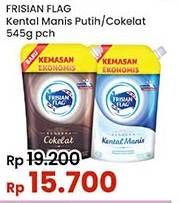 Promo Harga Frisian Flag Susu Kental Manis Cokelat, Putih 545 gr - Indomaret