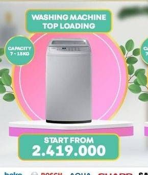Promo Harga Washing Machine Top Loading  - Electronic City