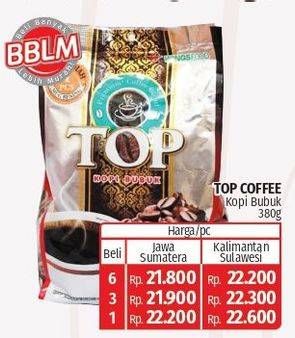 Promo Harga Top Coffee Kopi Bubuk 380 gr - Lotte Grosir