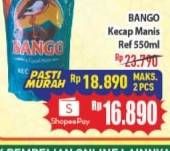 Promo Harga BANGO Kecap Manis 550 ml - Hypermart