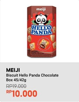 Promo Harga Meiji Hello Panda Biscuit Chocolate 45 gr - Indomaret