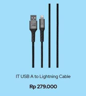 Promo Harga IT. Power Connector USB A to Lightning Cable  - iBox