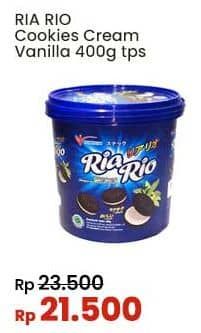 Promo Harga Inkubisc Ria Rio Cookies Cream Vanilla 400 gr - Indomaret