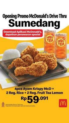 Promo Harga Mcdonald