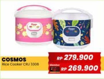 Promo Harga Cosmos CRJ 3306 Rice Cooker  - Yogya