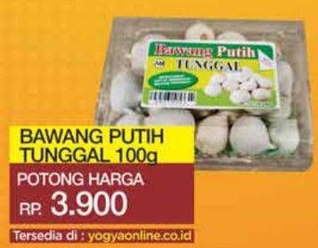 Promo Harga Bawang Putih Tunggal 100 gr - Yogya