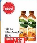 Promo Harga FRESTEA Minuman Teh Milk Tea Brown Sugar 330 ml - Hypermart