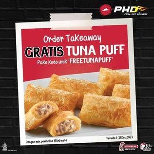 Promo Harga Gratis Tuna Puff  - Pizza Hut