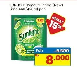 Promo Harga Sunlight Pencuci Piring Jeruk Nipis 100 460 ml - Indomaret