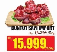 Promo Harga Oxtail Sapi per 100 gr - Hari Hari