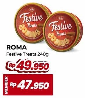 Promo Harga Roma Festive Treats 240 gr - Yogya