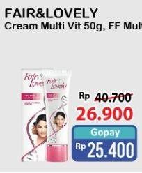 Promo Harga GLOW & LOVELY (FAIR & LOVELY) Multivitamin Cream 50 gr - Alfamart