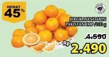Promo Harga Jeruk Mandarin Pakistan per 100 gr - Giant