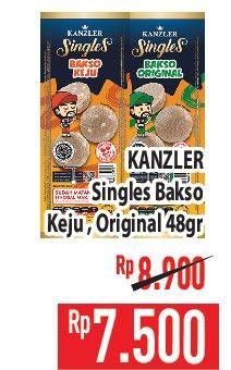 Promo Harga KANZLER Singles Bakso Keju, Original 48 gr - Hypermart