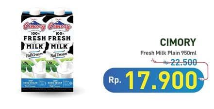 Promo Harga Cimory Fresh Milk Full Cream 950 ml - Hypermart