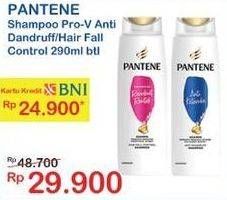 Promo Harga PANTENE Shampoo Anti Dandruff, Hair Fall Control 290 ml - Indomaret