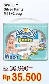 Promo Harga Sweety Silver Pants M18+2  - Indomaret